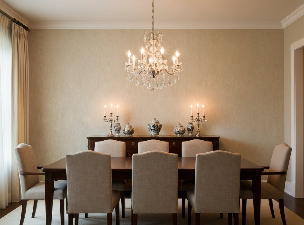 Mr. Diorio Wallcovering - dining room room setting