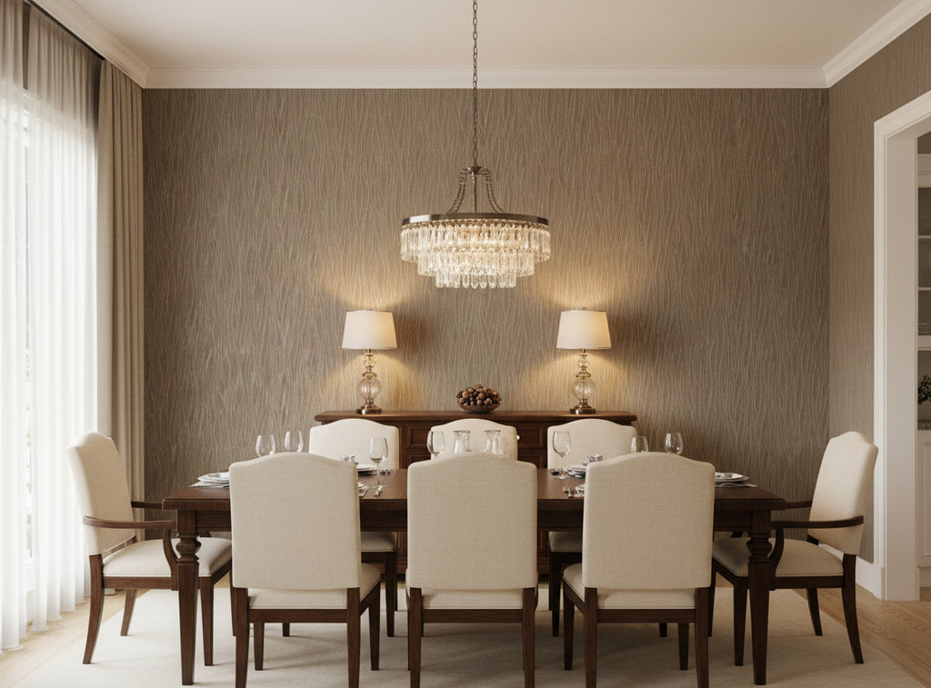 Mr. Diorio Wallcovering - dining room room setting