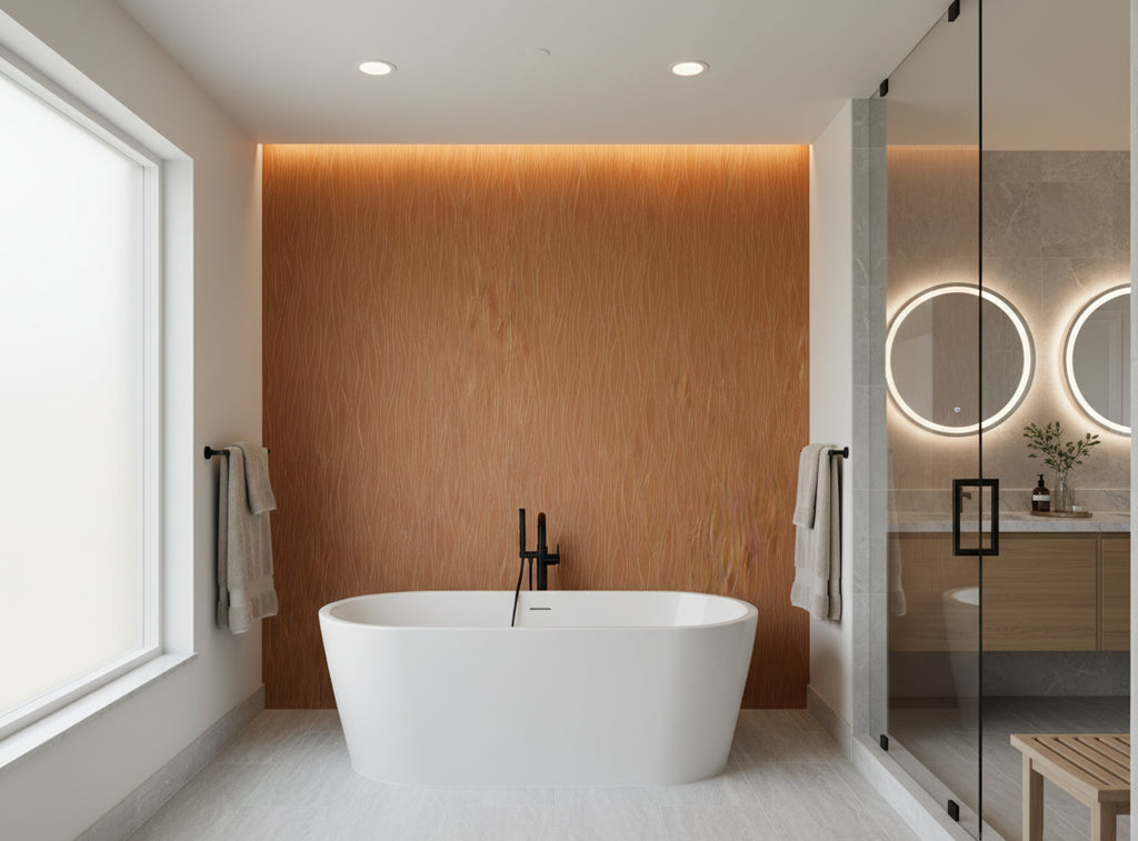 Mr. Diorio Wallcovering - bathroom room setting