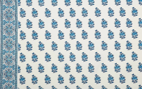 Multi Aquas on Tinted Linen Wallcoverings | Home Couture