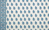 Multi Aquas on Tinted Linen
