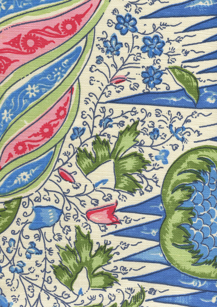 Les Indiennes Multi Color, Multi Blue Rouge Greens