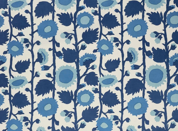 Multi Blues on Light Tint Wallcoverings | Alan Campbell