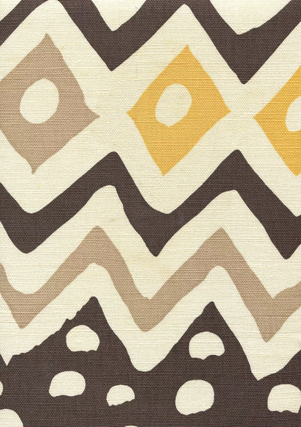 Multi Brown Taupe Gold on Tint Wallcoverings | Alan Campbell