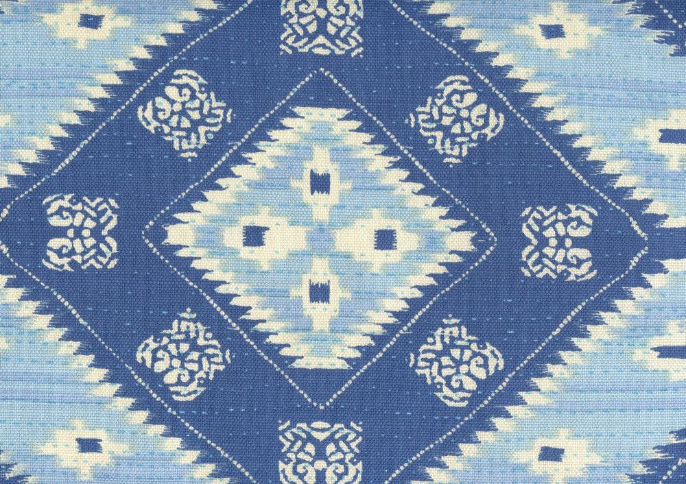 Quilt Batik, Multi Denim Blues