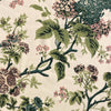 Louisa Floral, Multi Green / Pink / Lilac on Light Tint
