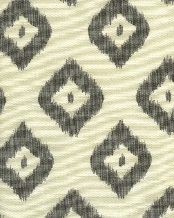 Bali Diamond Multi Grays on Tint Screen Printed Fabric | China Seas