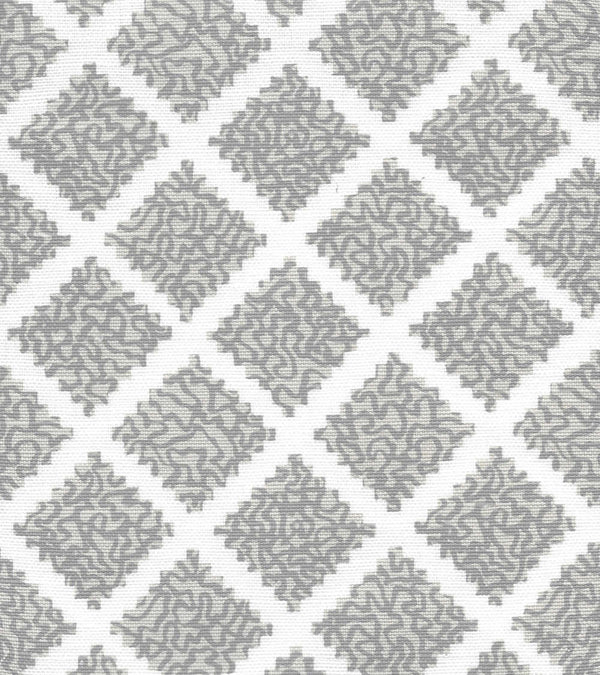 Shanghai, Multi Greys on White Wallcoverings | Quadrille