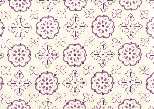 Crawford, Multi Lavender Wallcoverings | Quadrille