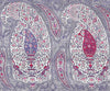 Rajah Paisley, Multi Lavender / Rouge on Linen