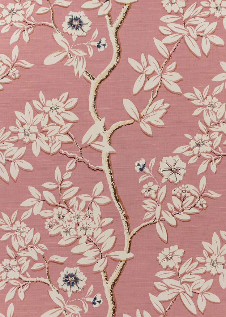 Spring Blossom, Multi Old Lavender/ Tan on Light Tint