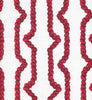 Regency Ropes, Multi Reds on White