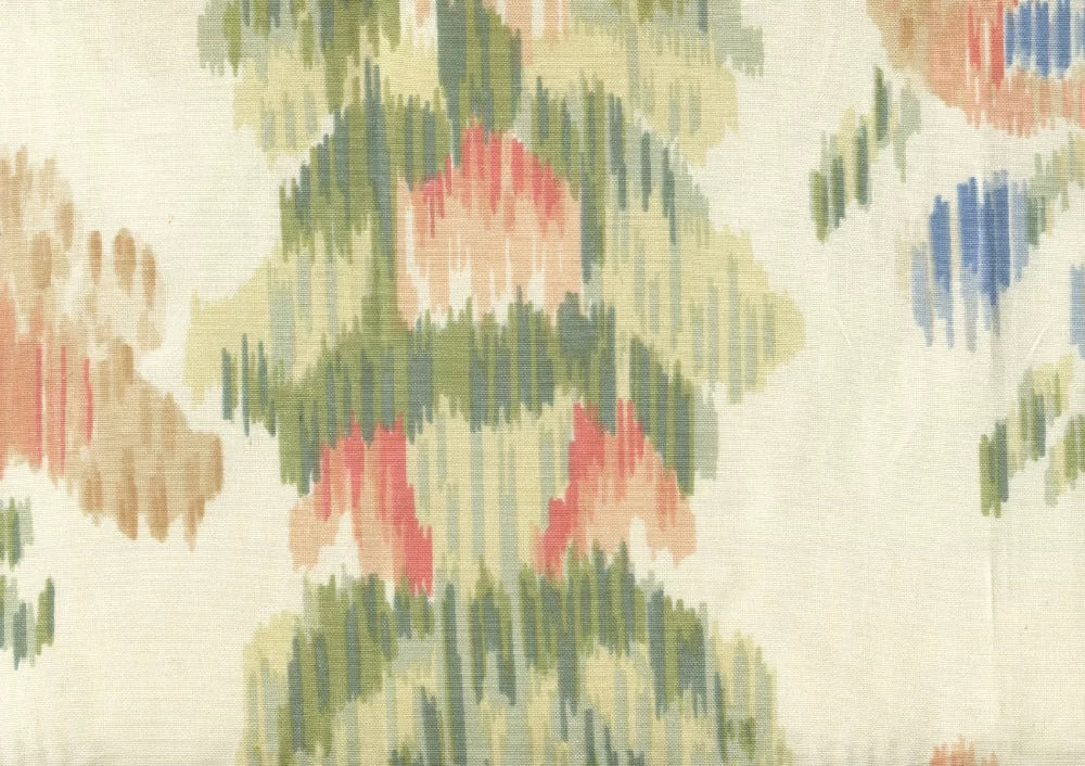 Mandarin Moire, Multi Salmon Green Moire