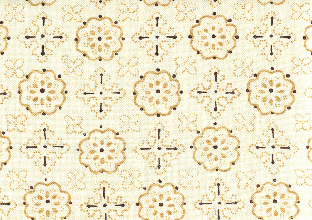 Crawford, Multi Taupe Brown on Cotton/Linen
