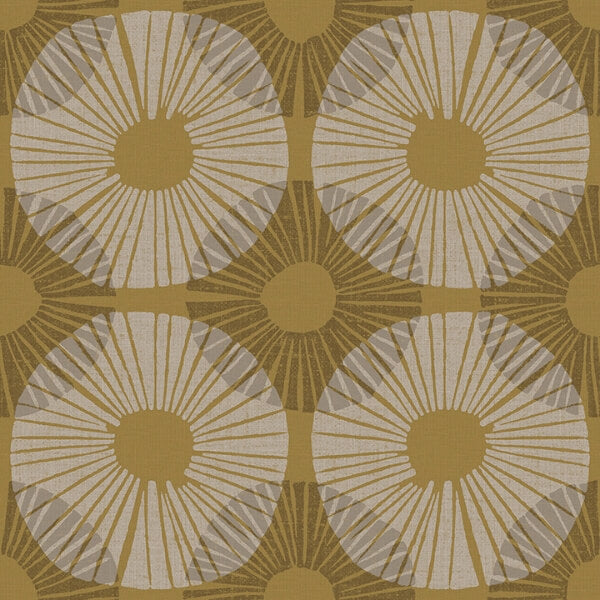 Mustard Superbloom Peel and Stick Wallcovering | Jeffrey Stevens