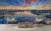 Monterey Bay Sunset Wallpaper Mural
