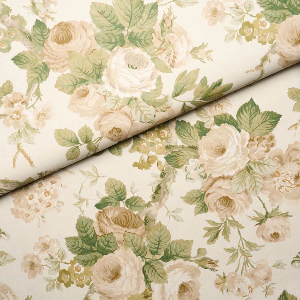 Nancy Floral IVORY | Schumacher - Image 12