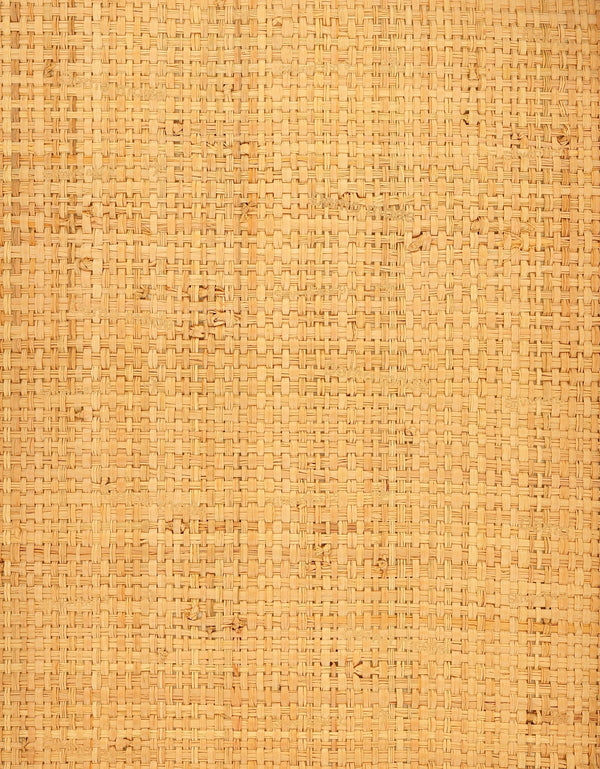 Napoli Caramel Basketweave Grasscloth Wallcovering | Fentucci