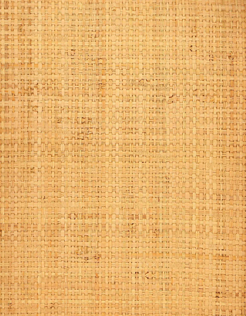 Napoli Caramel Basketweave Grasscloth Wallcovering | Fentucci