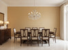 Narcisse Noir Wallcovering - dining room room setting
