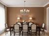 Narcisse Noir Wallcovering - dining room room setting