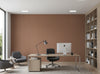 Narcisse Noir Wallcovering - office room setting