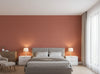 Narcisse Noir Wallcovering - bedroom room setting