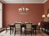 Narcisse Noir Wallcovering - dining room room setting