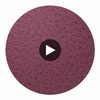 Nassau Contemporary Emboosed | Hollywood Wallcoverings Circular Swatch | Hollywood Wallcoverings