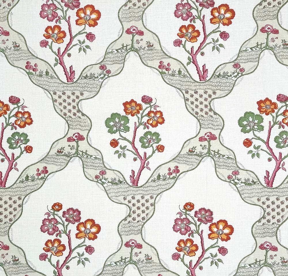 Myrtil Toile, Naturel Multi Rose