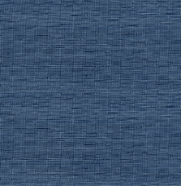 Navy Blue Classic Faux Grasscloth Peel and Stick Wallcovering | Jeffrey Stevens