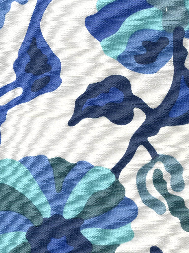 Navy French Green Teal Aqua on White