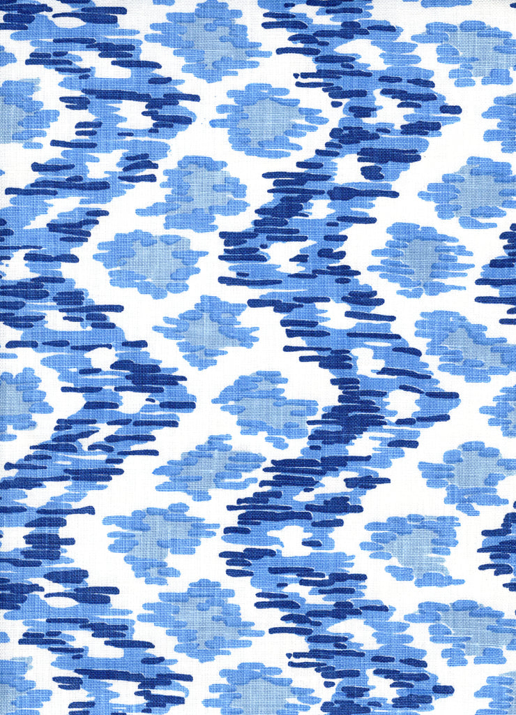 Navy French Sky on White