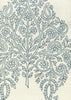 Navy on Cream Linen