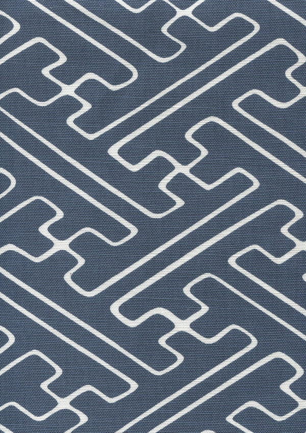 Navy on White Wallcoverings | Alan Campbell