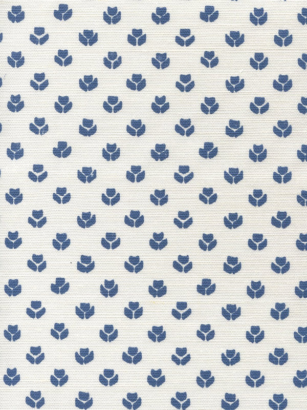 Navy on White Wallcoverings | Alan Campbell