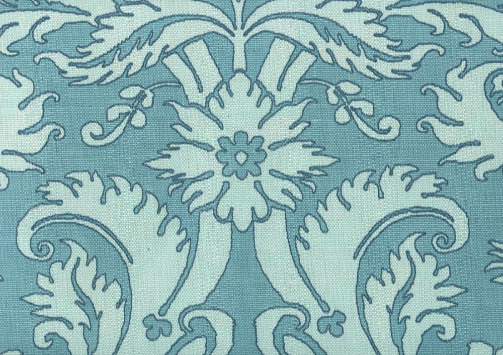 Borghese, Navy Pale Blue Soft Aqua on Tint