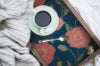 Navy Pink Poppy Field Peel and Stick Wallcovering | Jeffrey Stevens - Image 5