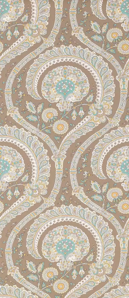 Les Indiennes Paisley Damask 03  Wallpaper | Nina Campbell Europe