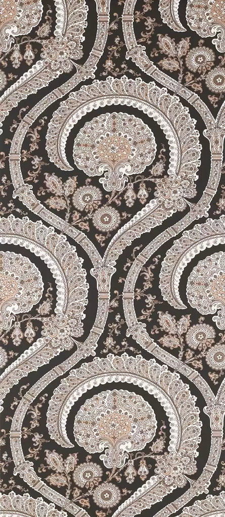 Les Indiennes Paisley Damask 06  Wallpaper | Nina Campbell Europe