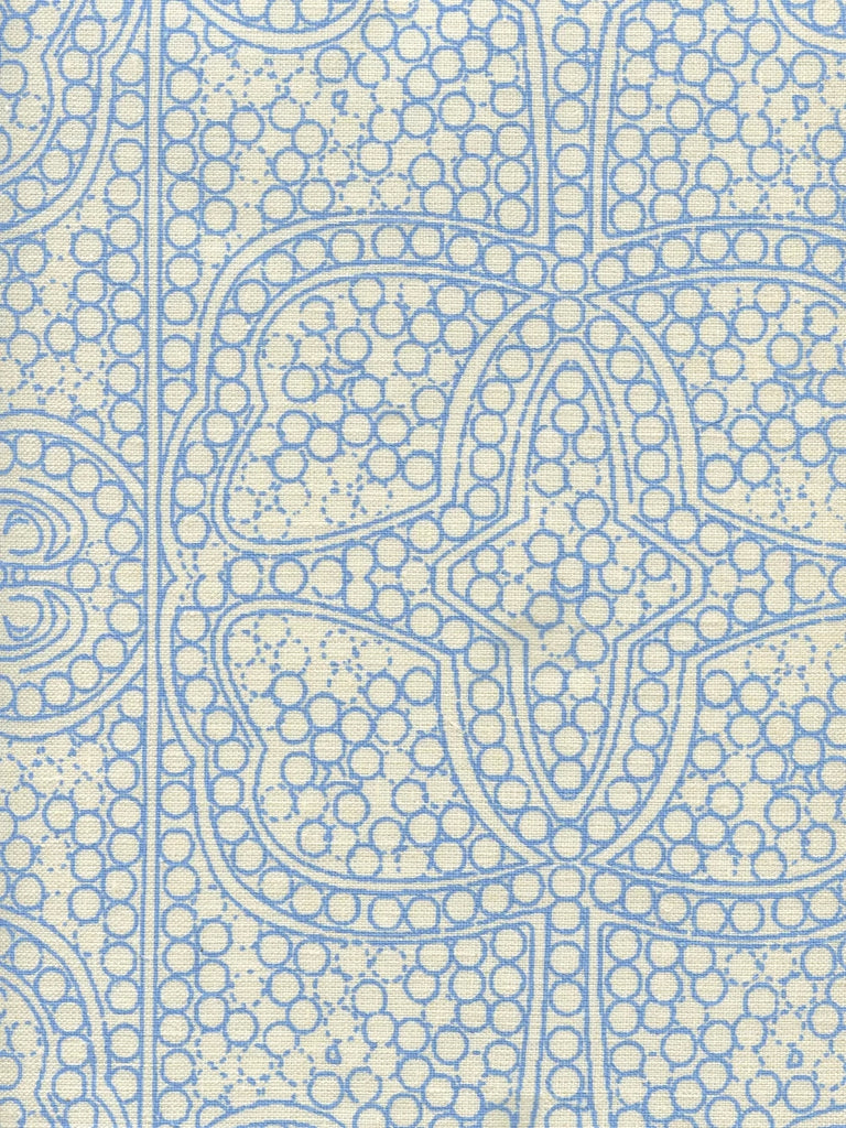 New Blue on Taj Ecru
