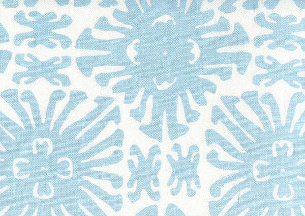 Sigourney Small Scale New Blue on White Screen Printed | China Seas