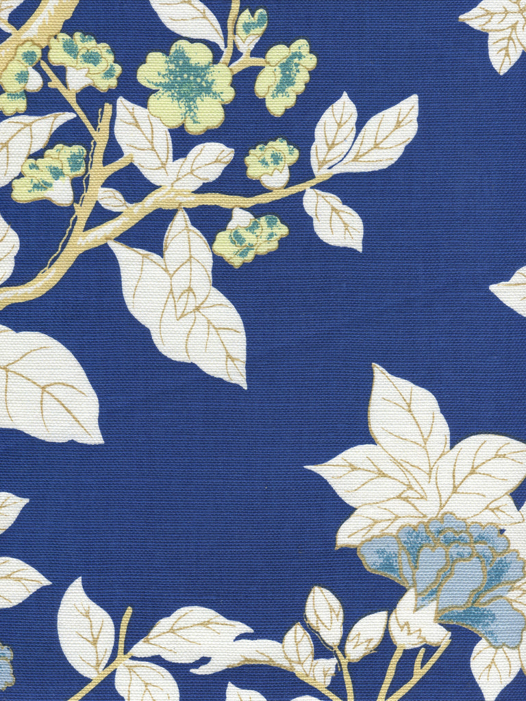 Happy Garden, New Navy on White