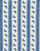 Montclair Stripe, New Navy on White Linen
