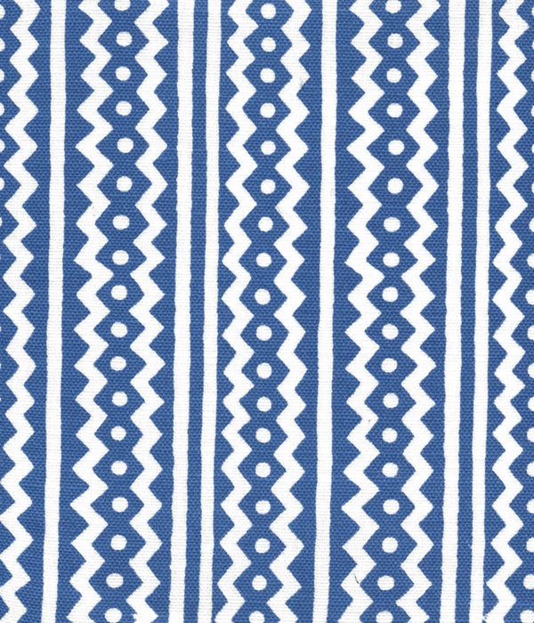 New Navy on White Linen Cotton Wallcoverings | Alan Campbell