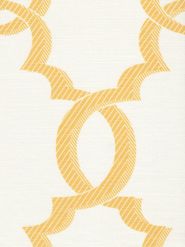 El Cid, New Yellow on Light Tint Wallcoverings | Quadrille