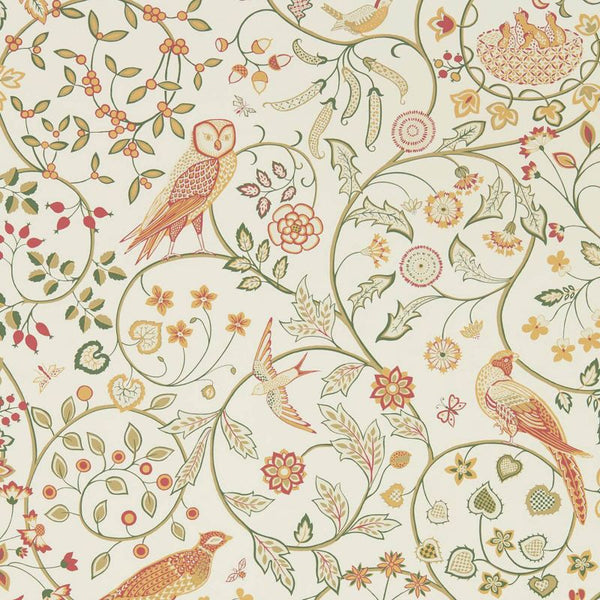 Newill Wallpaper Sage Ivory | William Morris