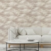 Nimbostratus Ash Cloud Wallcovering | Jeffrey Stevens - Image 4