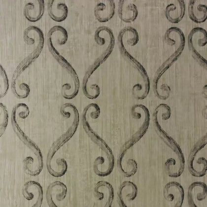 Wilmington 05 - Greige Wallcovering | Nina Campbell