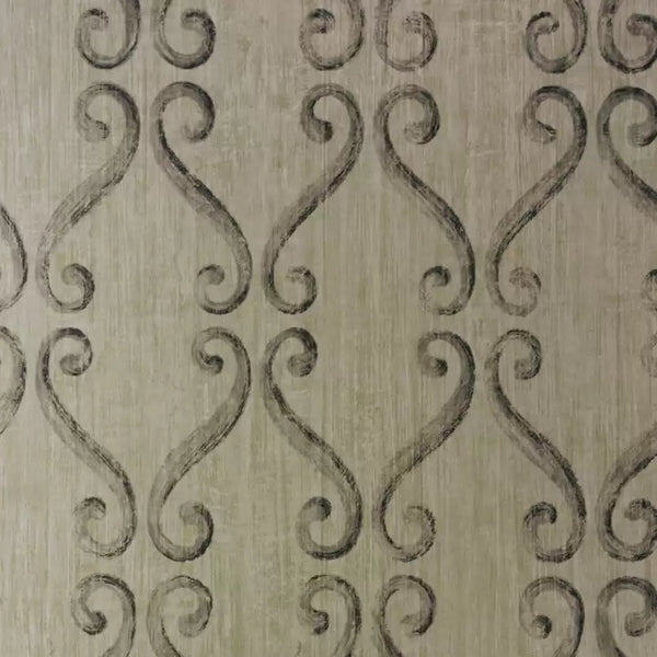 Wilmington 05 - Greige Wallcovering | Nina Campbell